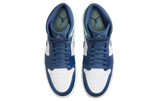 Air Jordan 1 Mid Mystic Navy Mint Foam Kicks fashion