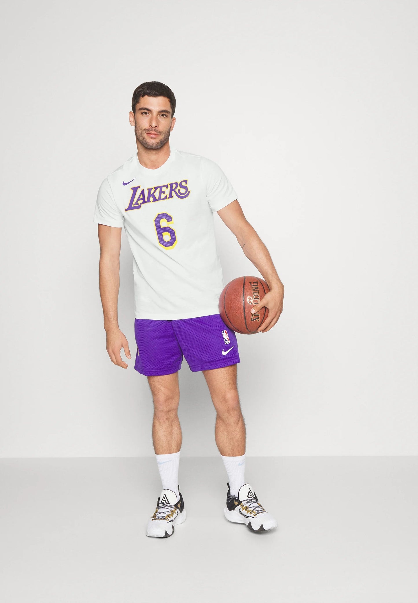T-shirt Jordan NBA LOS ANGELES LAKERS LEBRON JAMES CITY EDITION TEE - Club wear Courir outlet