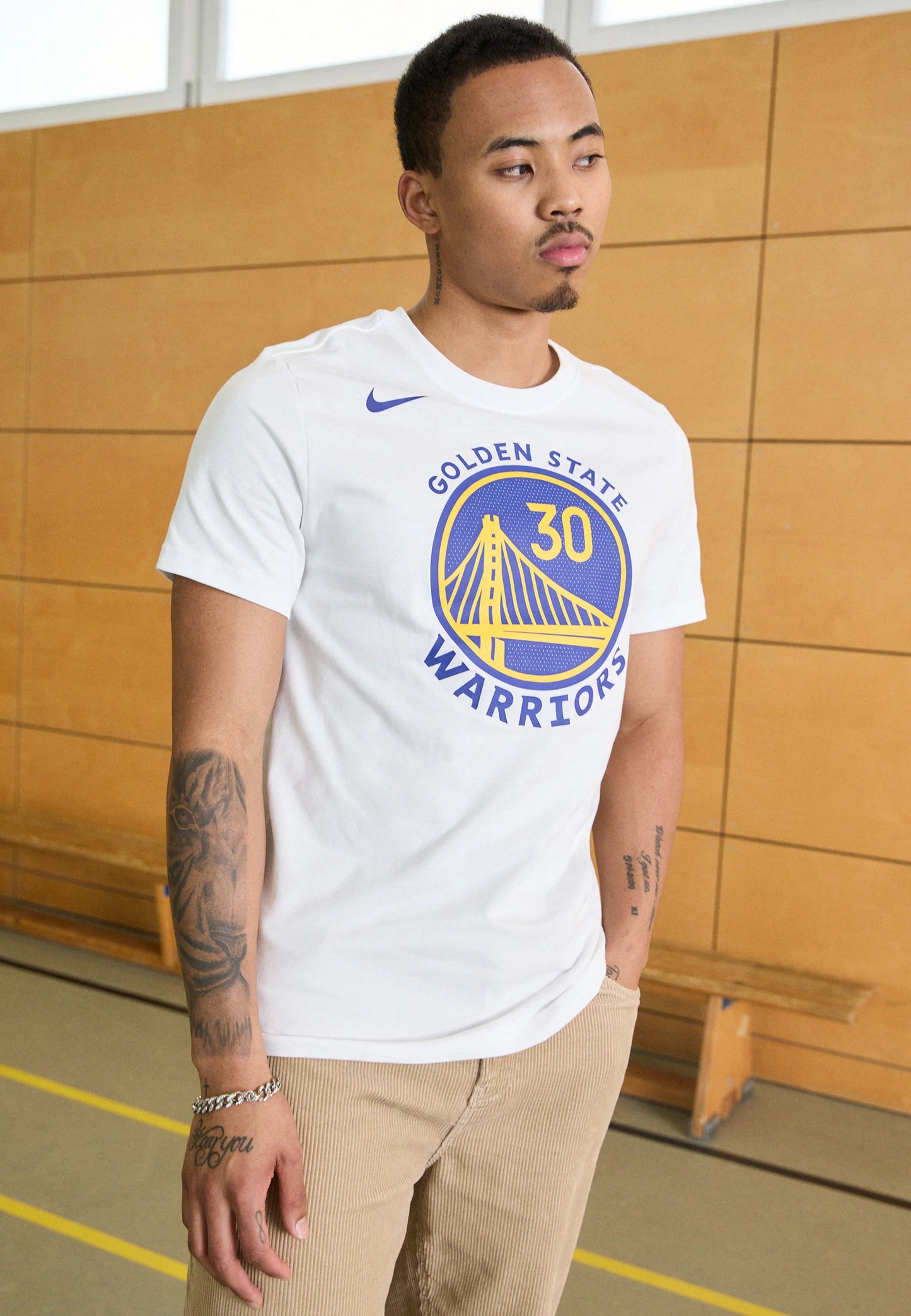 TEE - T-shirt imprimé NBA GOLDEN STATE WARRIORS STEPH CURRY
