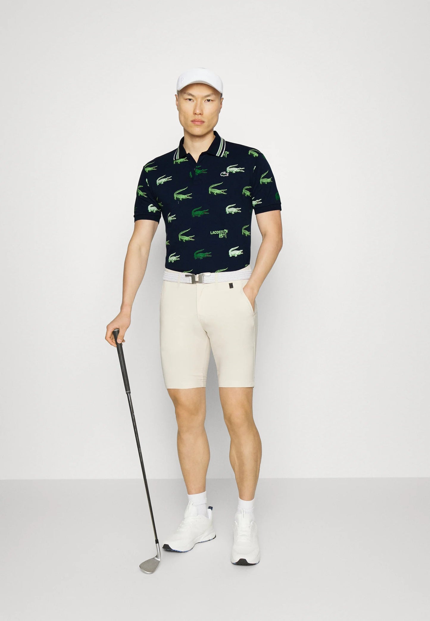 Lacoste Sport GOLF ALL OVER PRINT - Polo Courir outlet