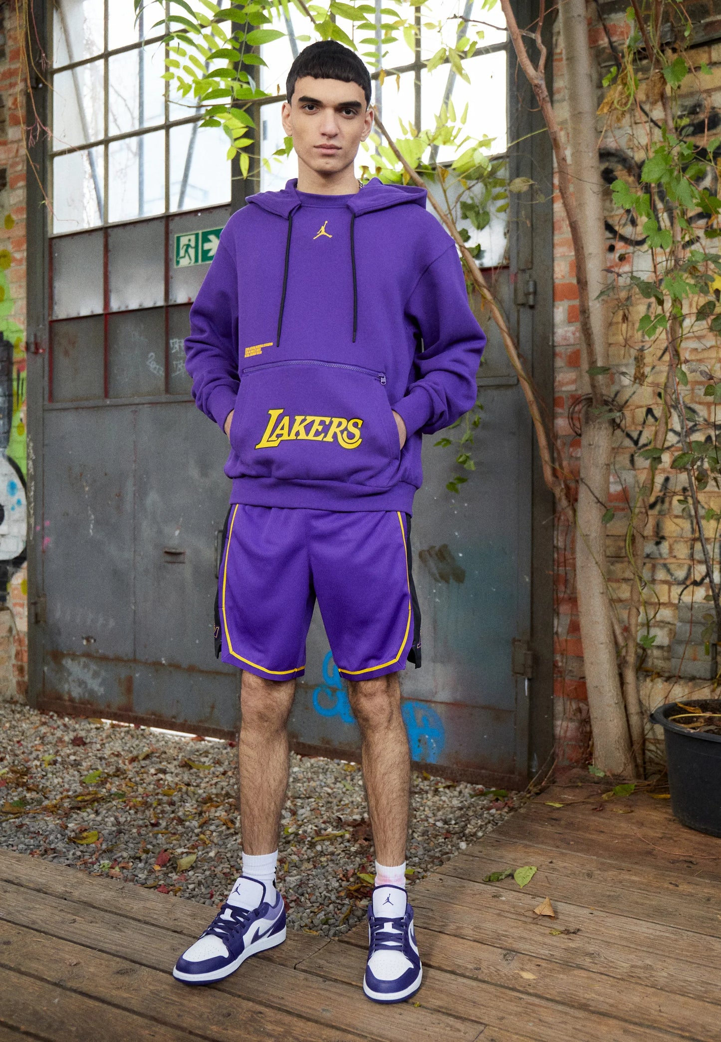 Pull à capuche LAL M NK FLC PO CTS ST - Article de supporter