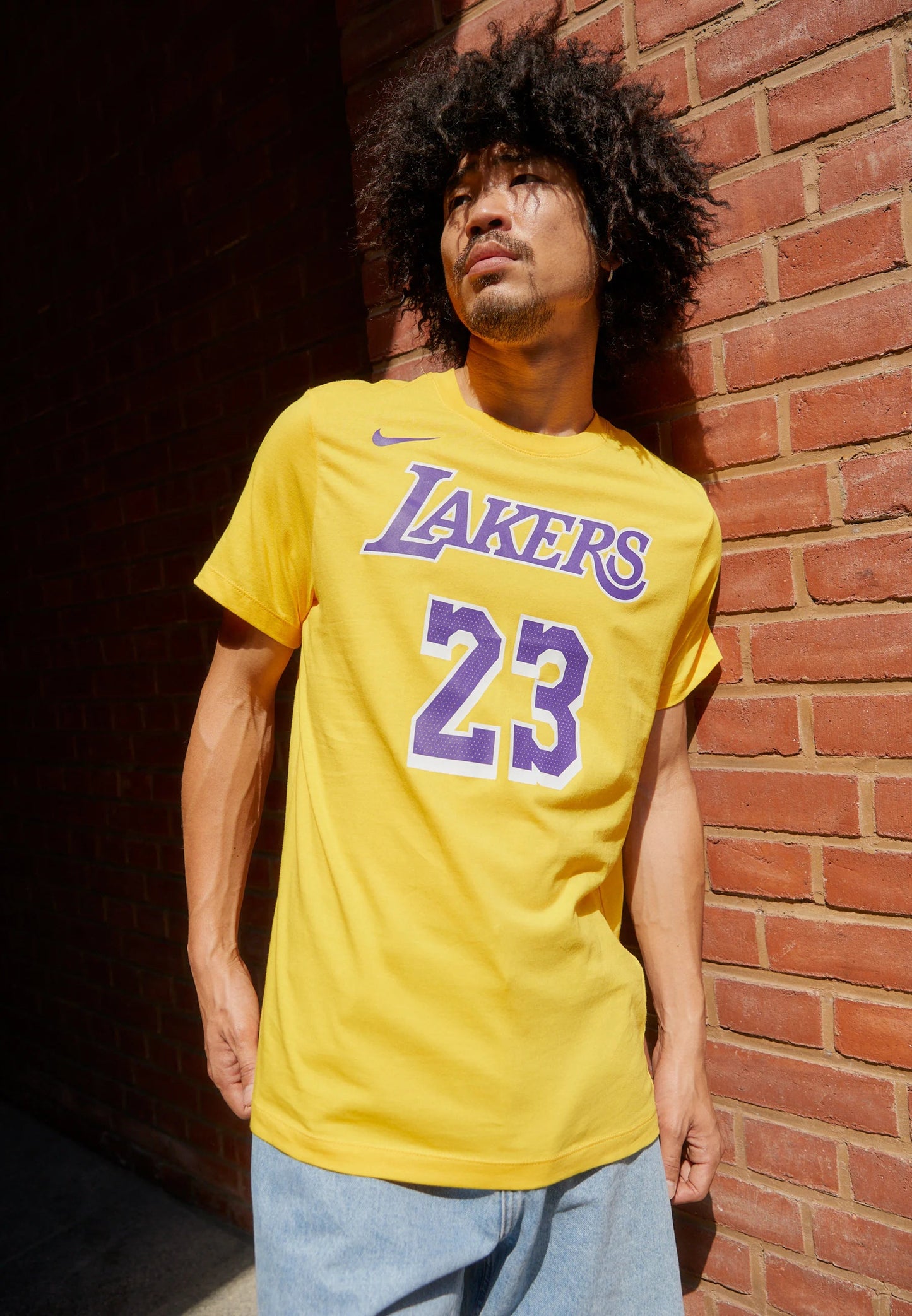 T-shirt Jordan NBA LOS ANGELES LAKERS LEBRON JAMES CITY EDITION TEE - Club wear Courir outlet
