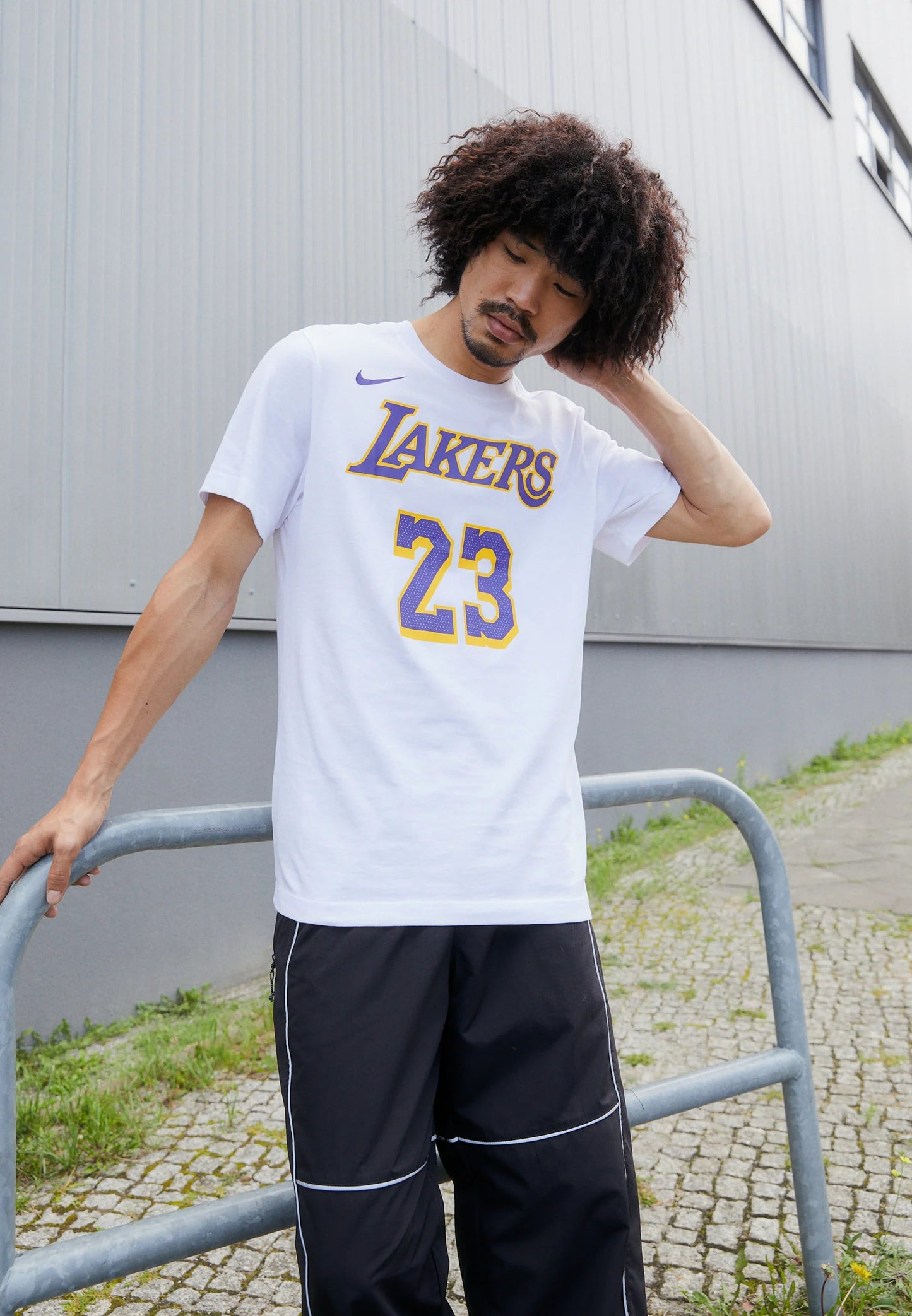 T-shirt Jordan NBA LOS ANGELES LAKERS LEBRON JAMES CITY EDITION TEE - Club wear Courir outlet