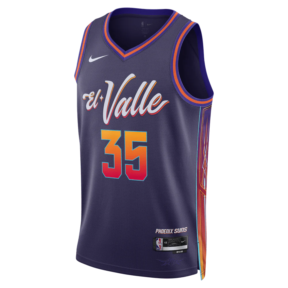 Kevin Durant Phoenix Suns 2023/24 Icon Edition Nike Dri-FIT Maillot NBA Courir outlet