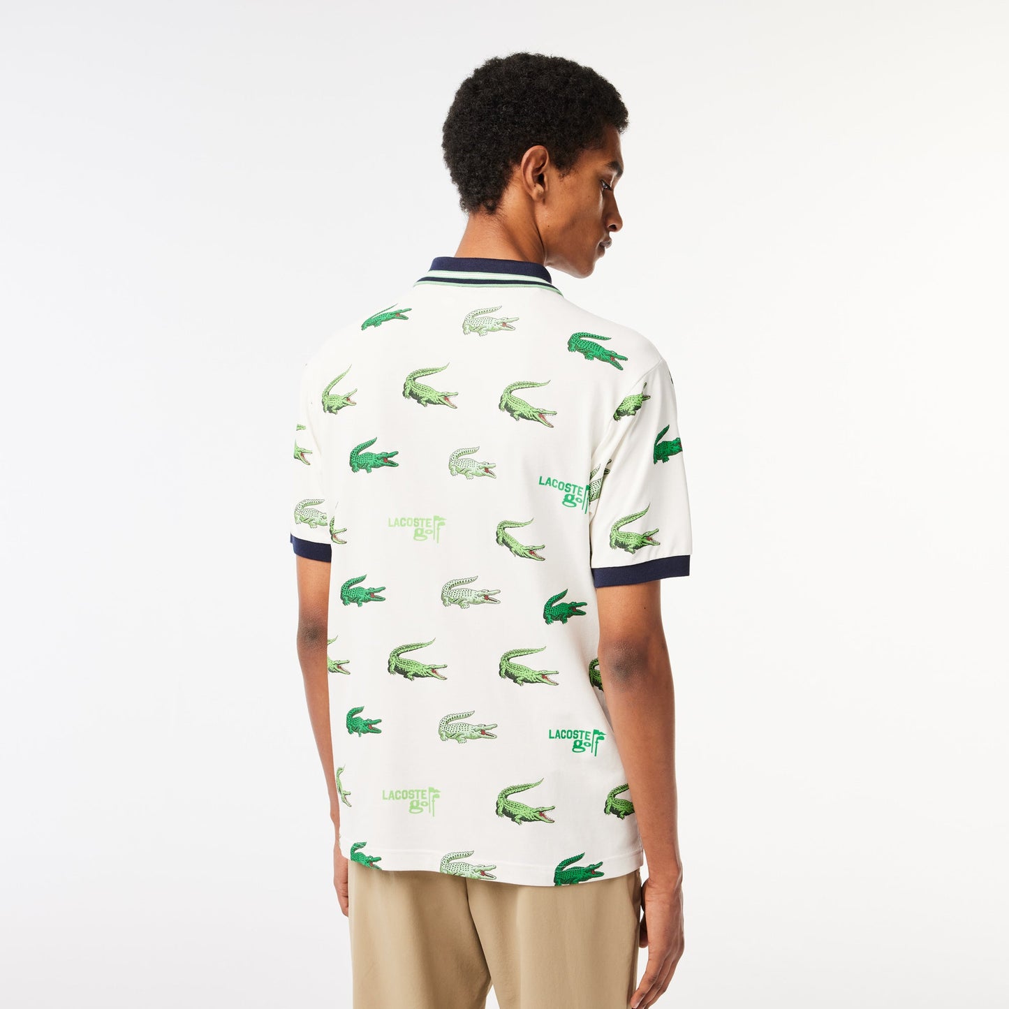 Lacoste Sport GOLF ALL OVER PRINT - Polo Courir outlet