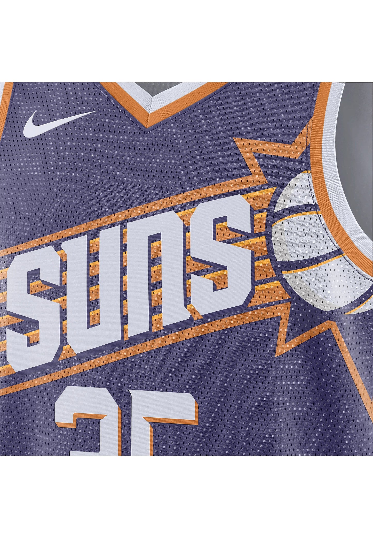 Kevin Durant Phoenix Suns 2023/24 Icon Edition Nike Dri-FIT Maillot NBA Courir outlet