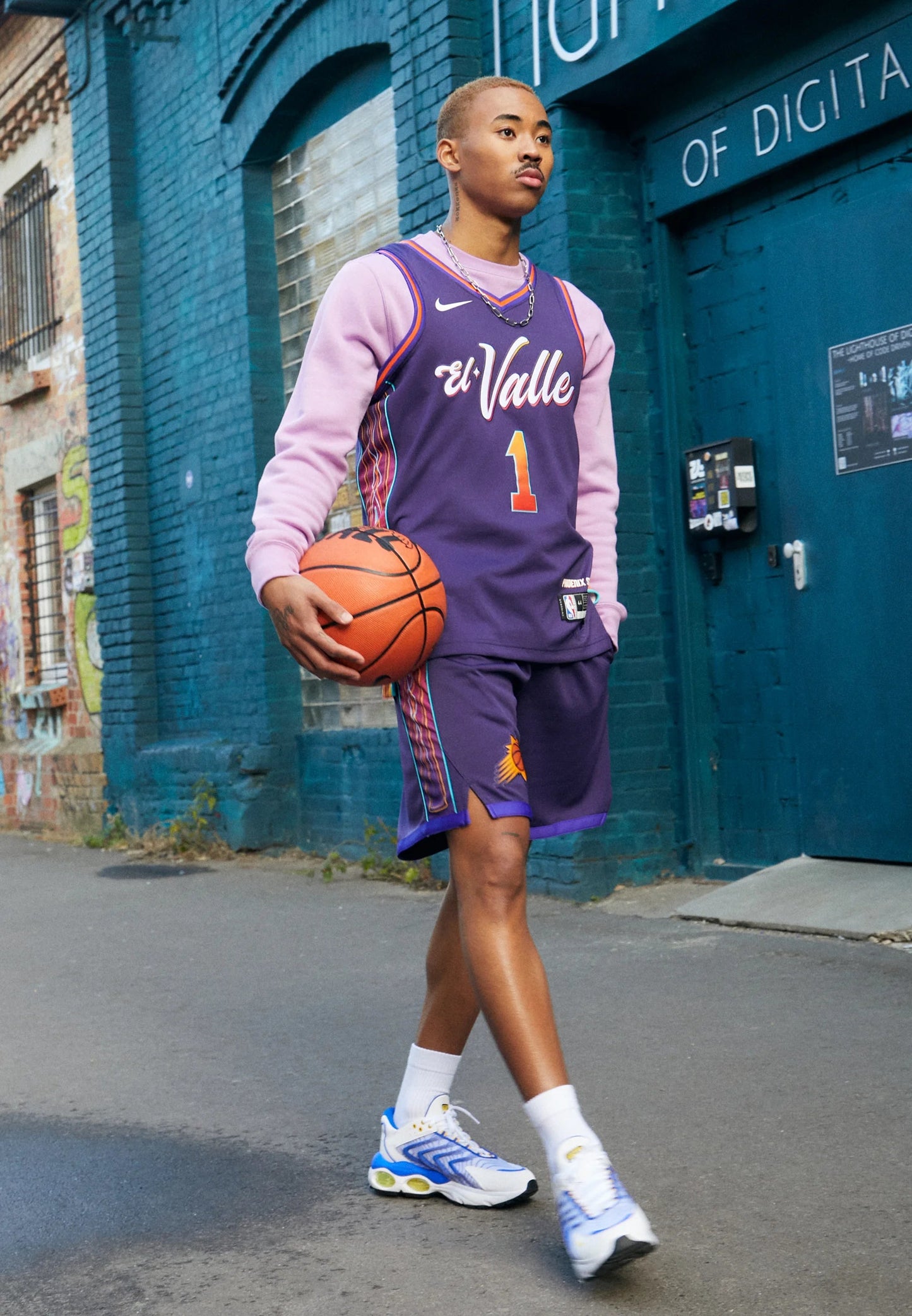 SHORT NBA PHOENIX SUNS CITY EDITION Courir outlet