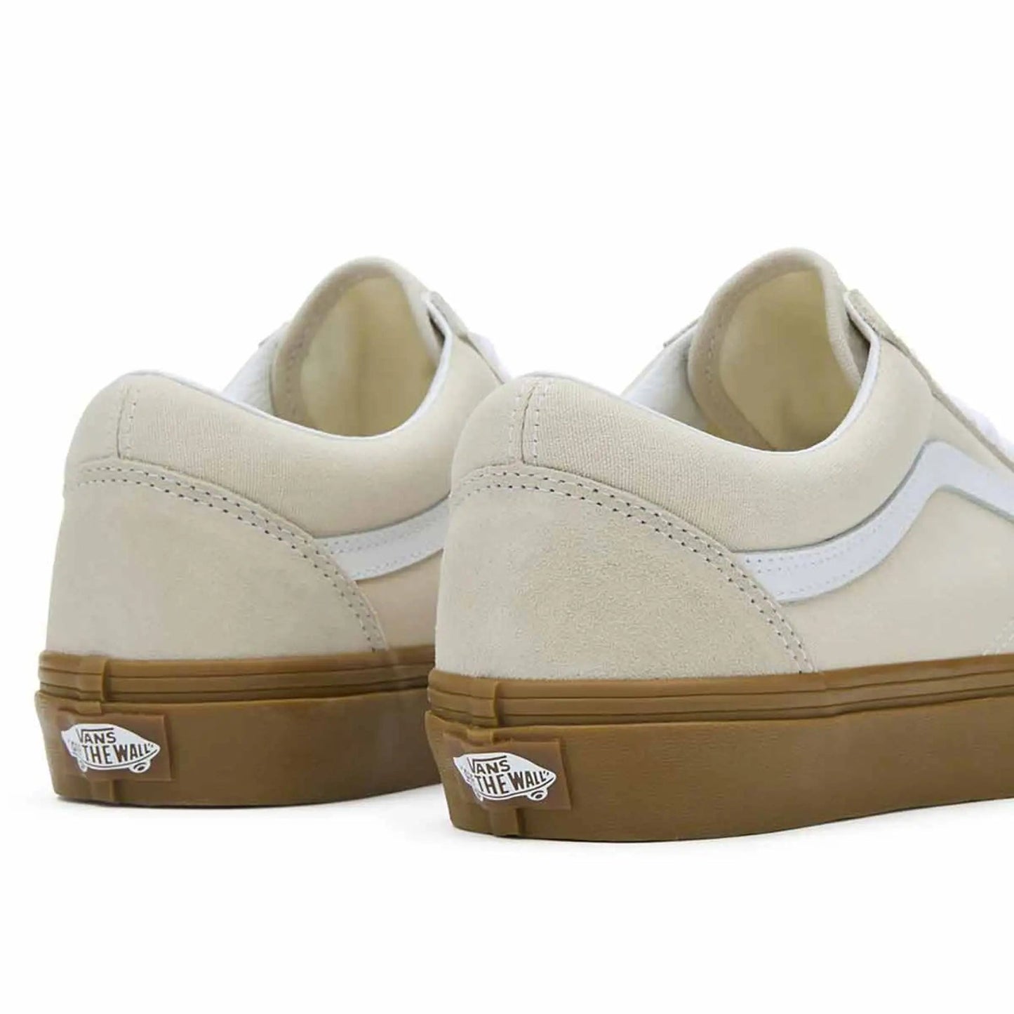 Vans Old Skool beige clair blanc Courir outlet