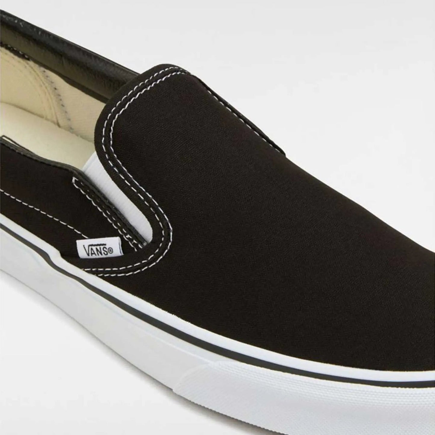 Vans Classic Slip-On noir pur Courir outlet