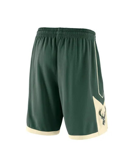 Short de basketball Homme MILWAUKEE BUCKS ICON EDITION Vert Courir outlet