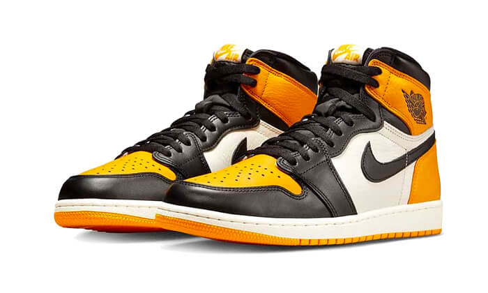 Air Jordan 1 Retro High OG Yellow Toe Kicks fashion