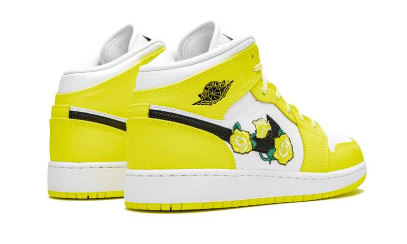 Air Jordan 1 Mid Dynamic Yellow Kicks fashion