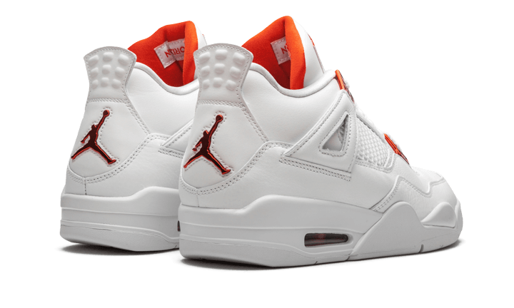 Air Jordan 4 Retro Metallic Orange Kicks fashion