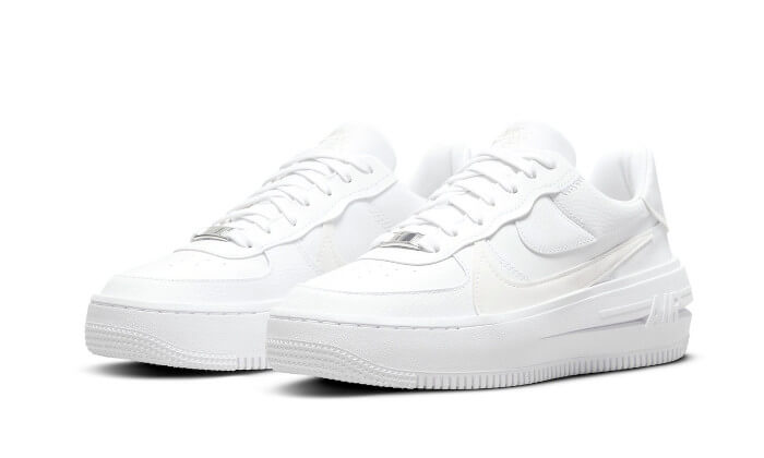 Nike Air Force 1 Low Platform Triple White France Sneakers
