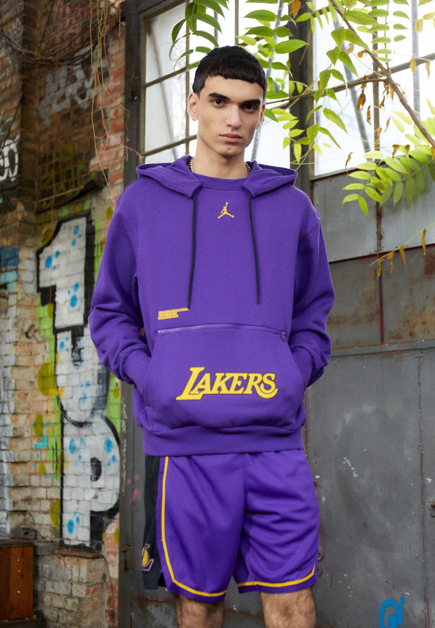 Pull à capuche LAL M NK FLC PO CTS ST - Article de supporter