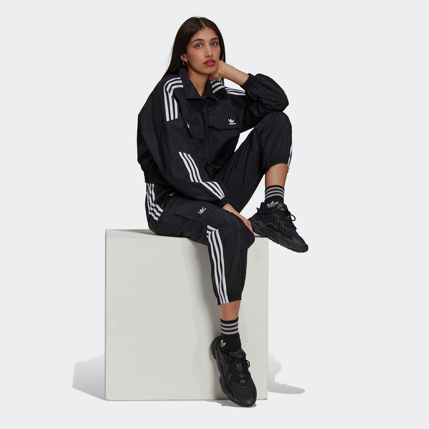 Veste Adidas Disrupted Icon Noire pour Femme Courir outlet