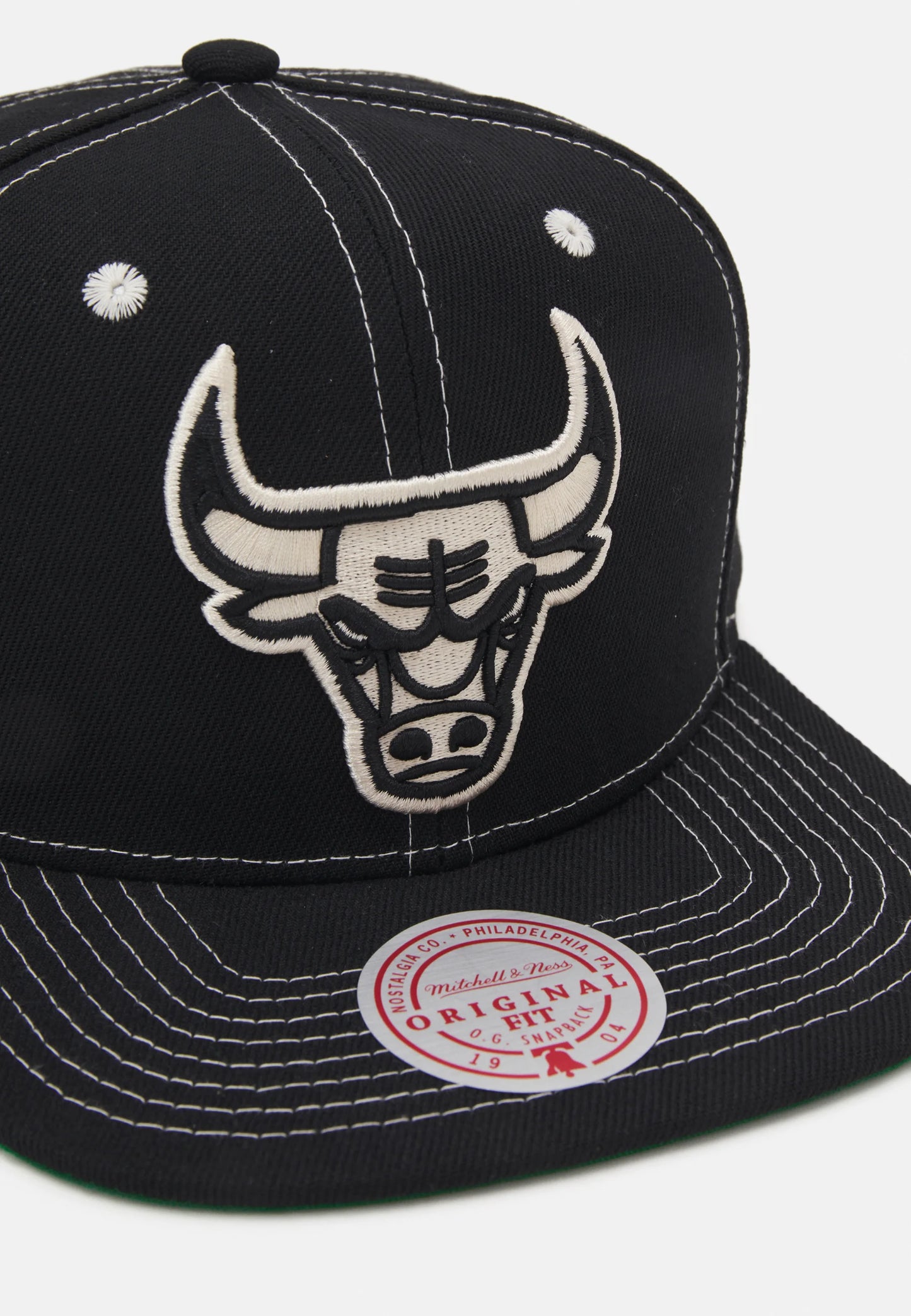 Mitchell & Ness NBA CHICAGO BULLS CONTRAST NATURAL SNAPBACK - Casquette