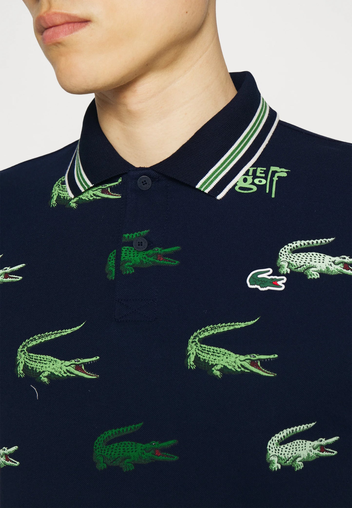 Lacoste Sport GOLF ALL OVER PRINT - Polo