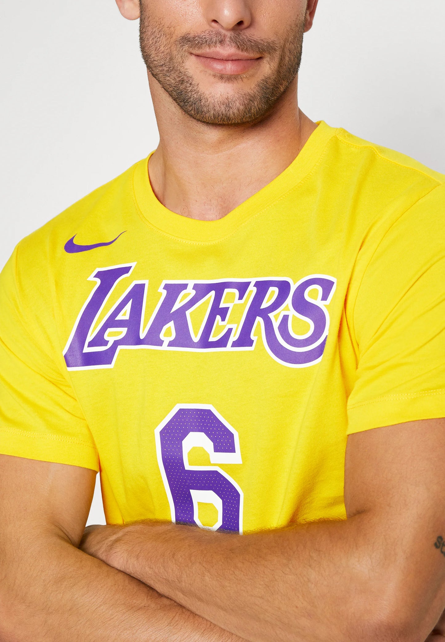 T-shirt Jordan NBA LOS ANGELES LAKERS LEBRON JAMES CITY EDITION TEE - Club wear