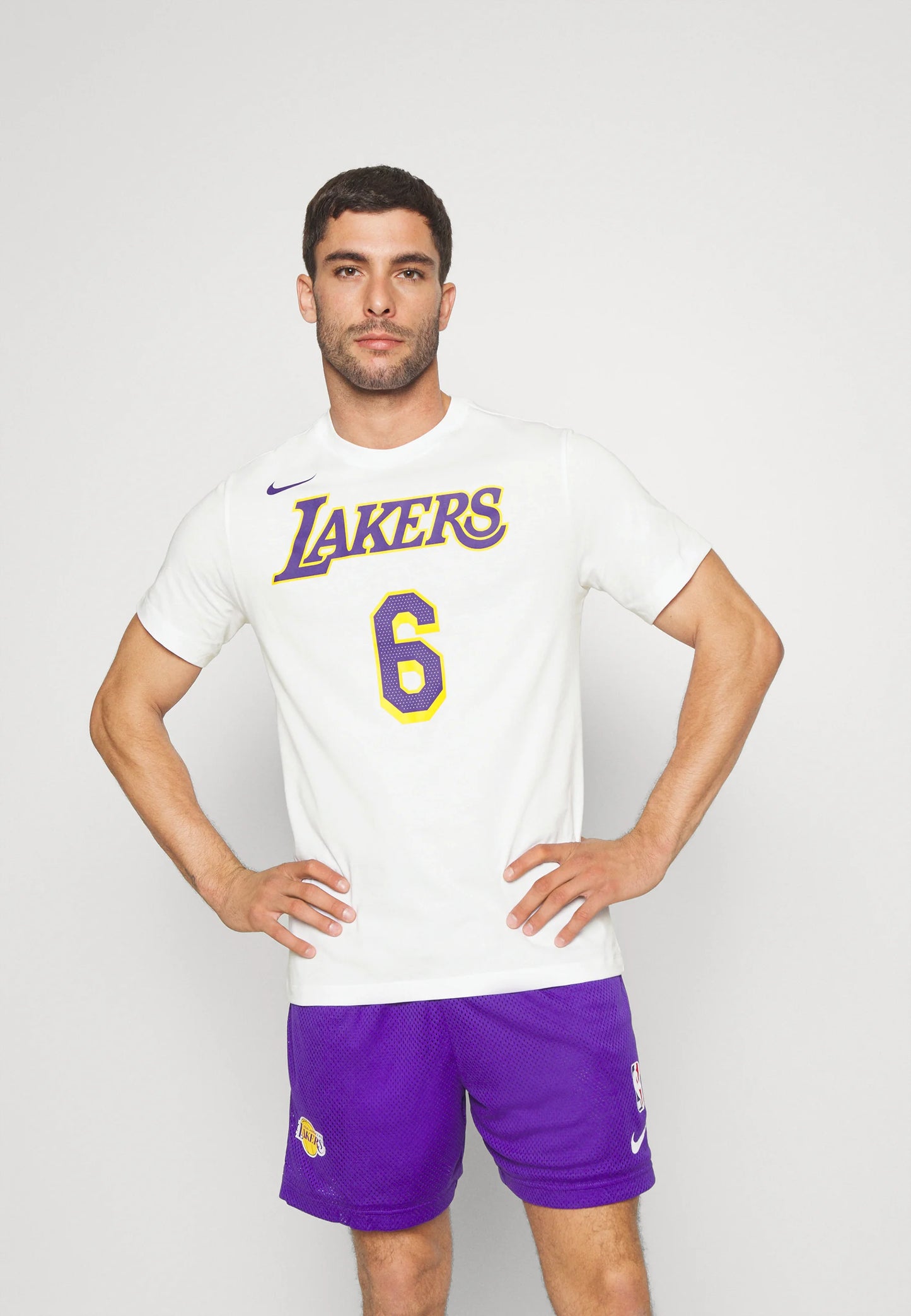 T-shirt Jordan NBA LOS ANGELES LAKERS LEBRON JAMES CITY EDITION TEE - Club wear