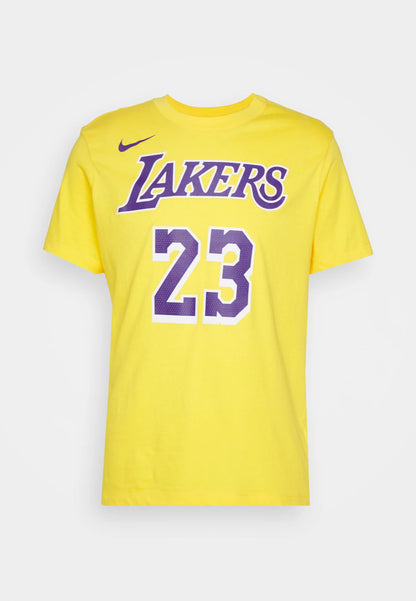 T-shirt Jordan NBA LOS ANGELES LAKERS LEBRON JAMES CITY EDITION TEE - Club wear