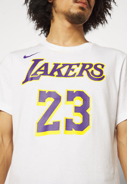 T-shirt Jordan NBA LOS ANGELES LAKERS LEBRON JAMES CITY EDITION TEE - Club wear