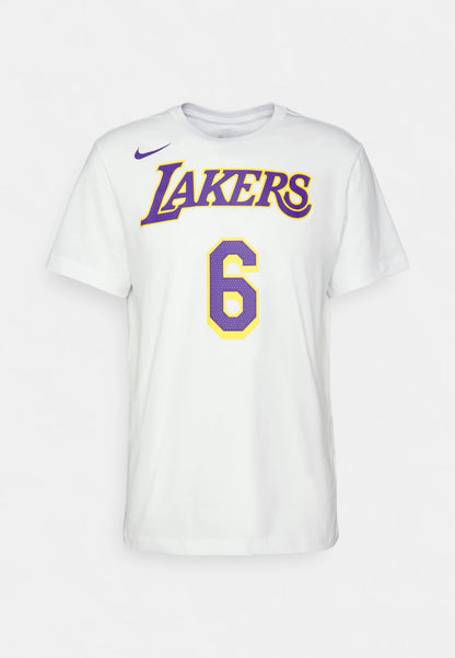 T-shirt Jordan NBA LOS ANGELES LAKERS LEBRON JAMES CITY EDITION TEE - Club wear
