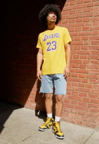T-shirt Jordan NBA LOS ANGELES LAKERS LEBRON JAMES CITY EDITION TEE - Club wear
