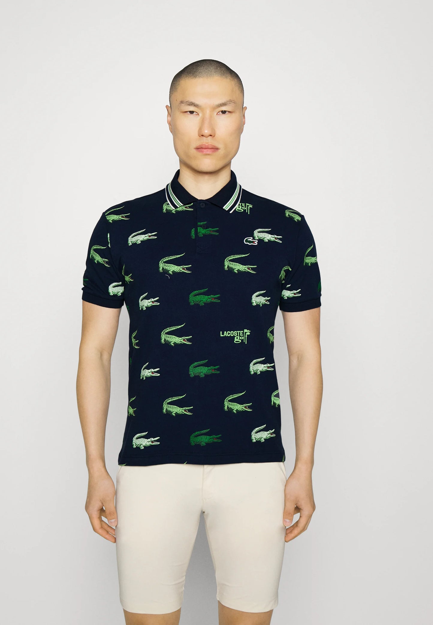 Lacoste Sport GOLF ALL OVER PRINT - Polo