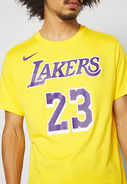 T-shirt Jordan NBA LOS ANGELES LAKERS LEBRON JAMES CITY EDITION TEE - Club wear