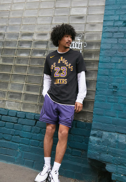 T-shirt Jordan NBA LOS ANGELES LAKERS LEBRON JAMES CITY EDITION TEE - Club wear