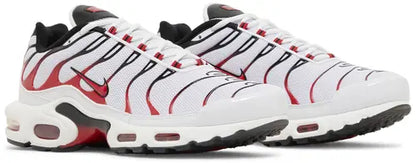Nike Air Max Plus White University Red Kicks fashion