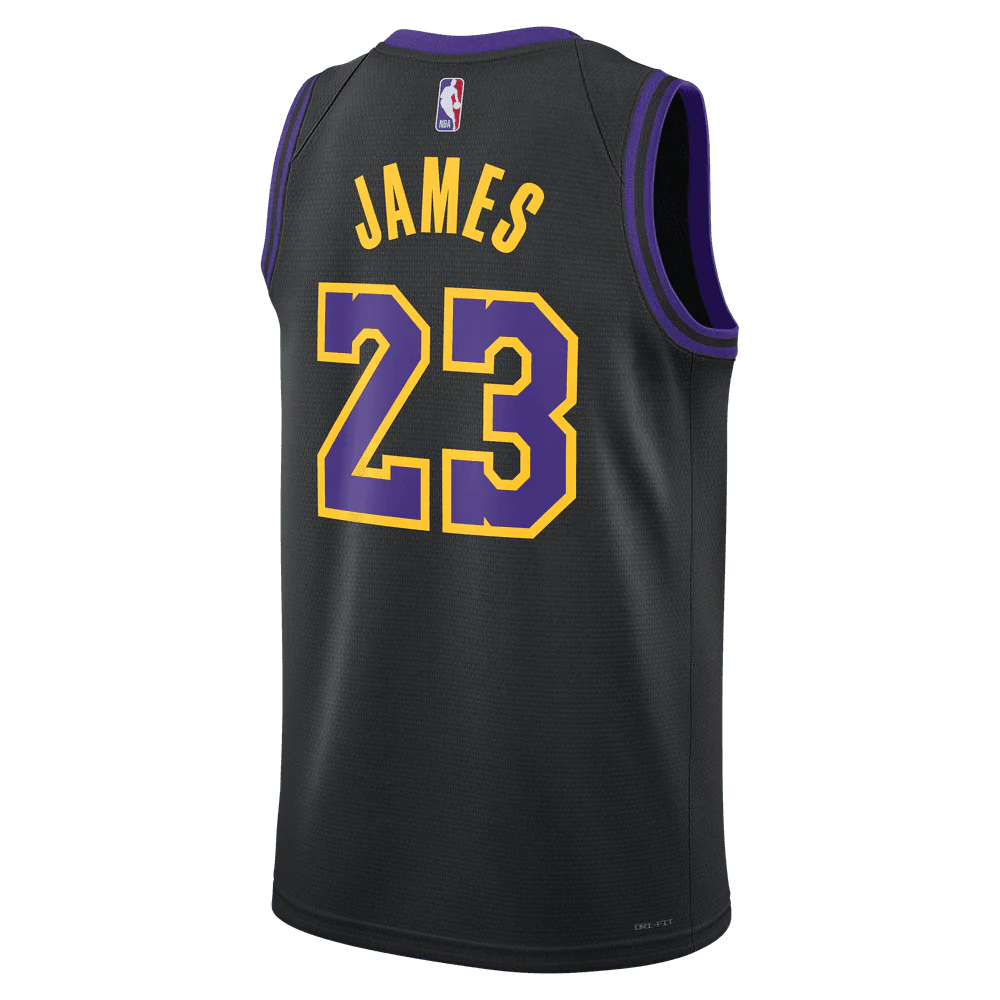 Maillot NBA Lebron James Los Angeles Lakers Nike City Edition