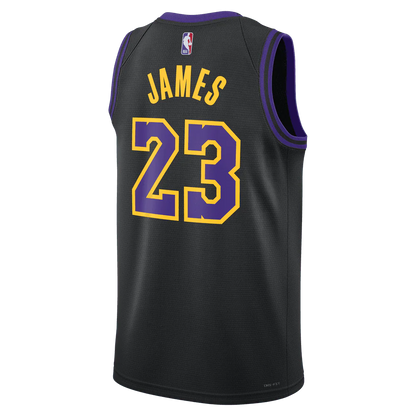 Maillot NBA Lebron James Los Angeles Lakers Nike City Edition