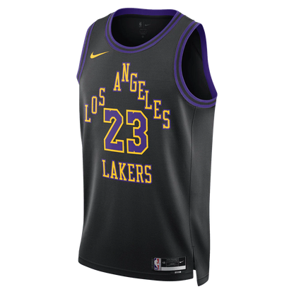 Maillot NBA Lebron James Los Angeles Lakers Nike City Edition