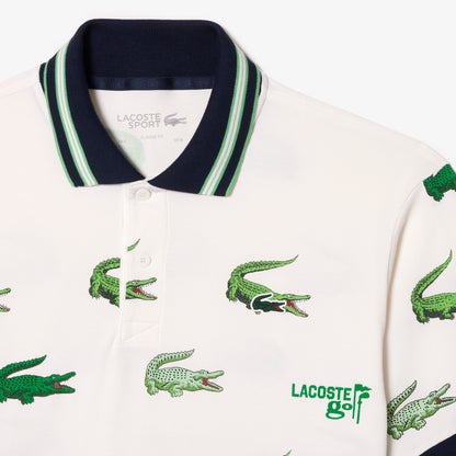 Lacoste Sport GOLF ALL OVER PRINT - Polo