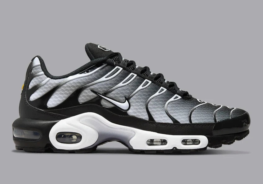 Nike Air Max Plus Black Metallic Silver Kicks fashion