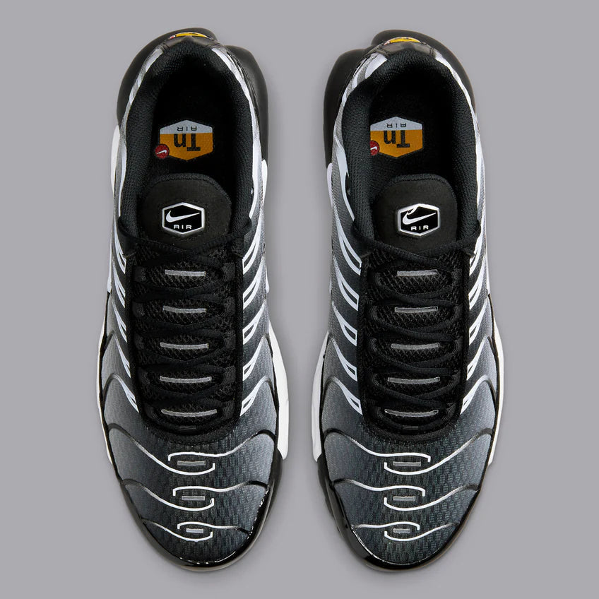 Nike Air Max Plus Black Metallic Silver Kicks fashion