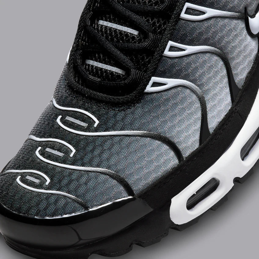 Nike Air Max Plus Black Metallic Silver Kicks fashion