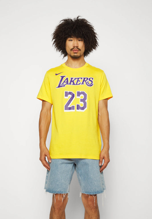 T-shirt Jordan NBA LOS ANGELES LAKERS LEBRON JAMES CITY EDITION TEE - Club wear