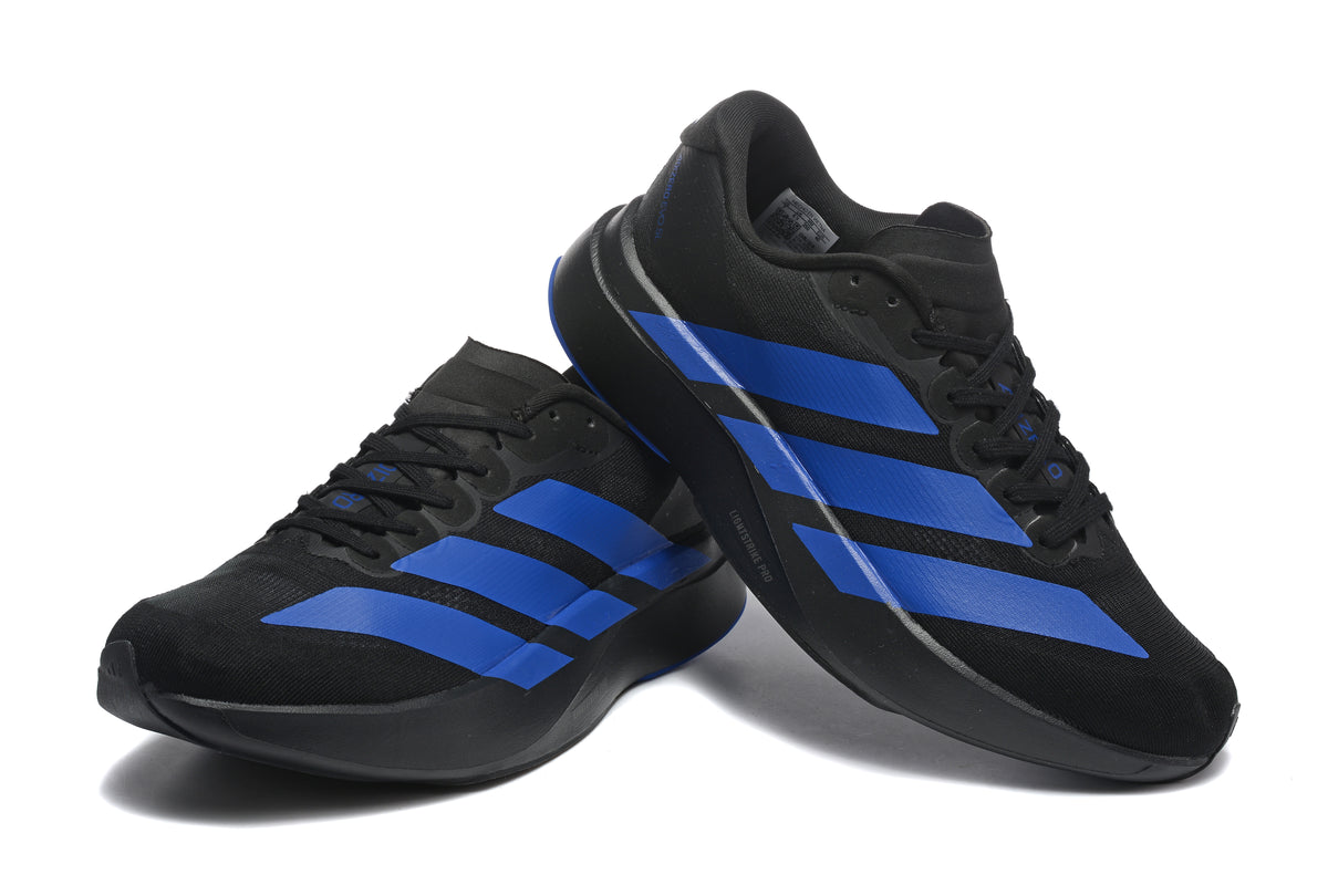 Adidas Adizero EVO SL Noir / Bleu électrique – vue 2