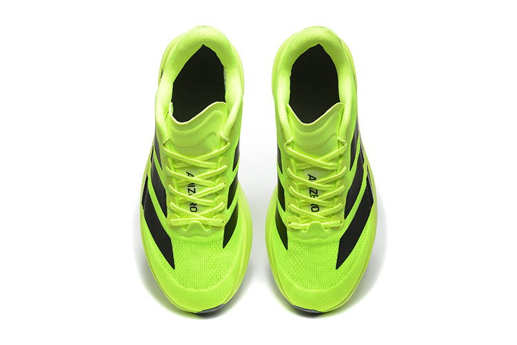 Adidas Adizero EVO SL Jaune fluo / Noir – vue 1