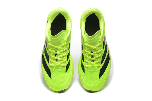 Adidas Adizero EVO SL Jaune fluo / Noir – vue 1