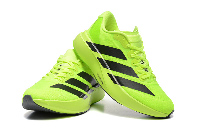 Adidas Adizero EVO SL Jaune fluo / Noir – vue 3