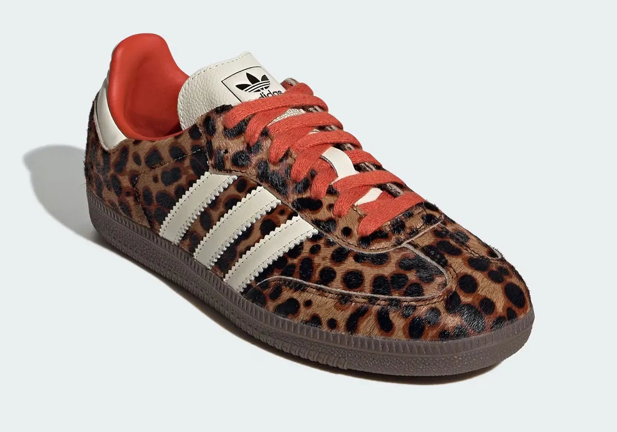 Adidas Samba OG Preloved Red Leopard Courir Outlet