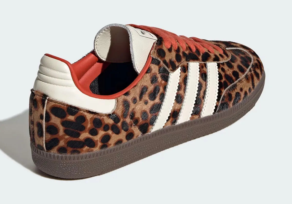Adidas Samba OG Preloved Red Leopard Courir Outlet
