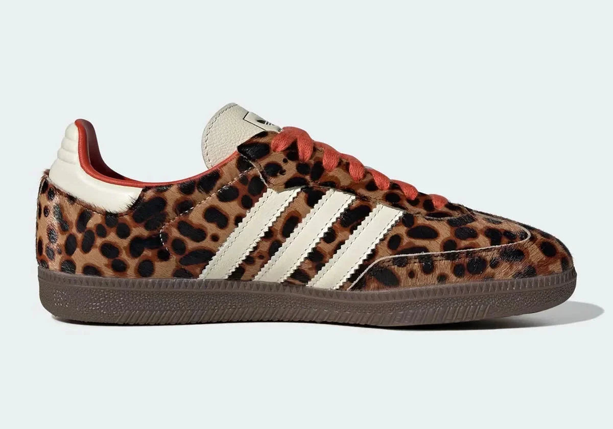 Adidas Samba OG Preloved Red Leopard Courir Outlet