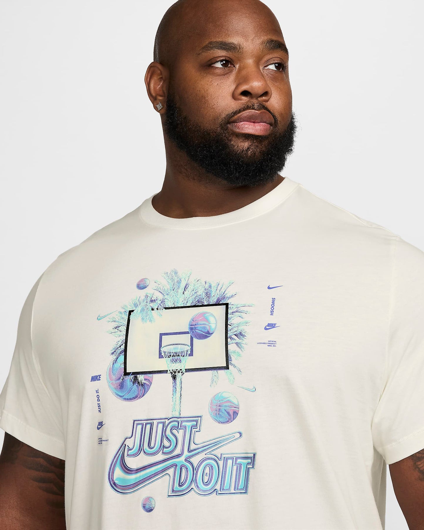 Nike T-shirt de basket-ball pour hommes
