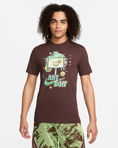 Nike T-shirt de basket-ball pour hommes Courir outlet