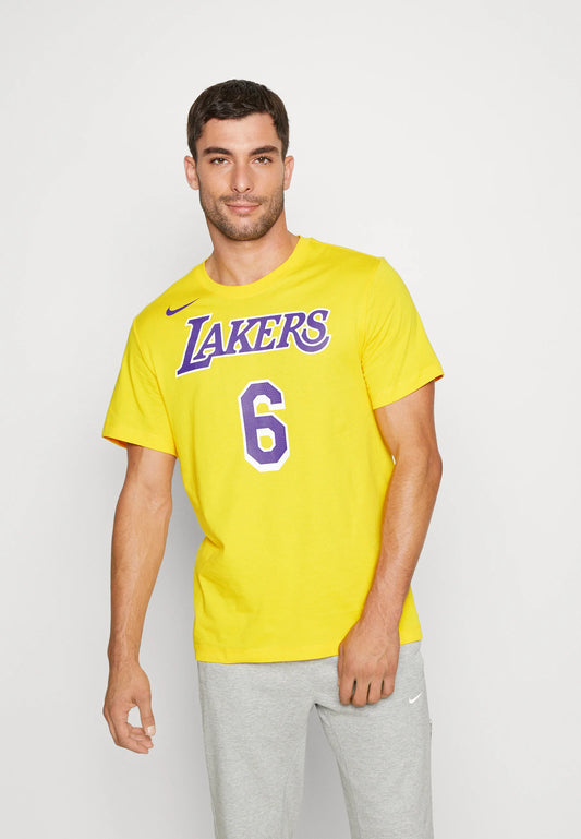 T-shirt Jordan NBA LOS ANGELES LAKERS LEBRON JAMES CITY EDITION TEE - Club wear